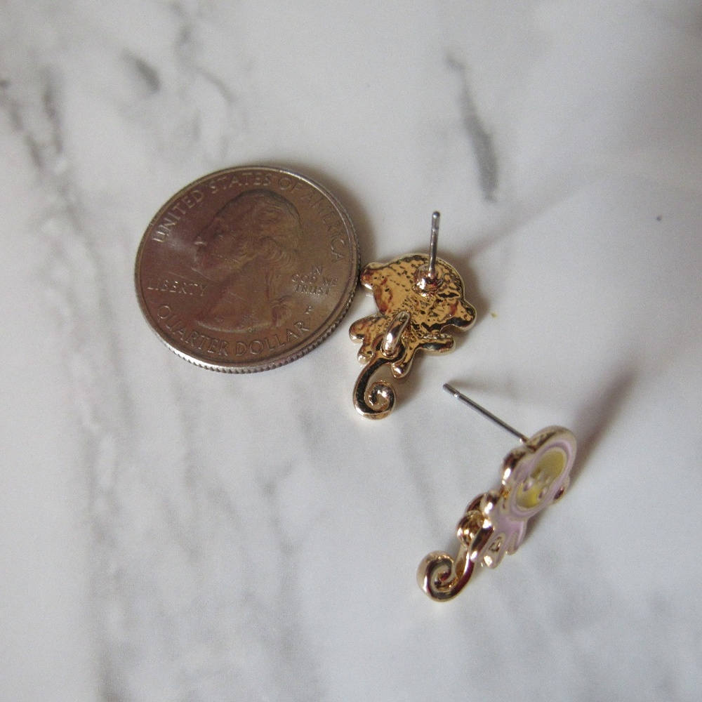 Betsey Johnson Pink Little Monkey Earrings - Picture 7 of 8